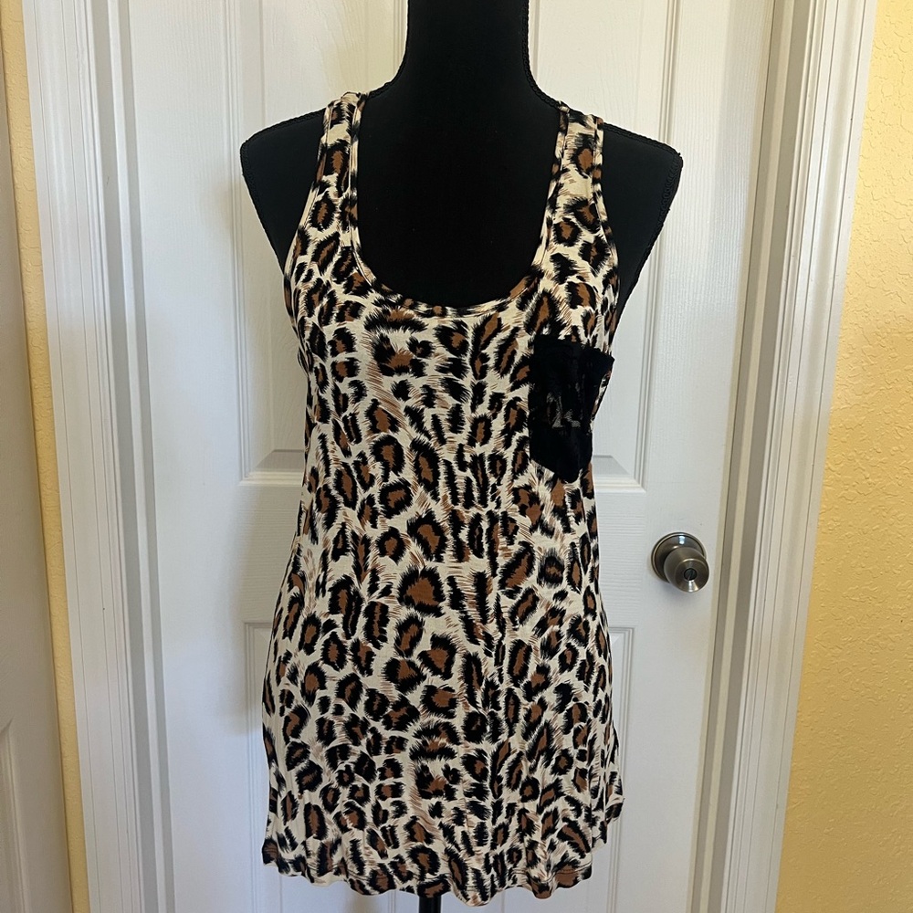 Leopard Print Tank Top